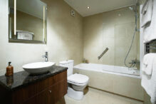 Beispiel Badezimmer, Best Western Hotel de Havelet, St. Peter Port, Guernsey