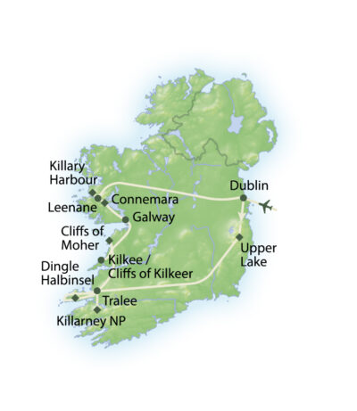 Route Irland Höhepunkte
