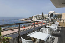 Restaurant mit Terrasse, Seaview Hotel, St. Paul's Bay, Malta