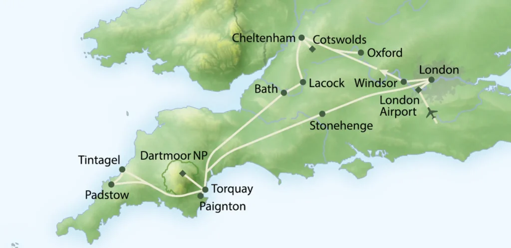 Höhepunkte Südenglands