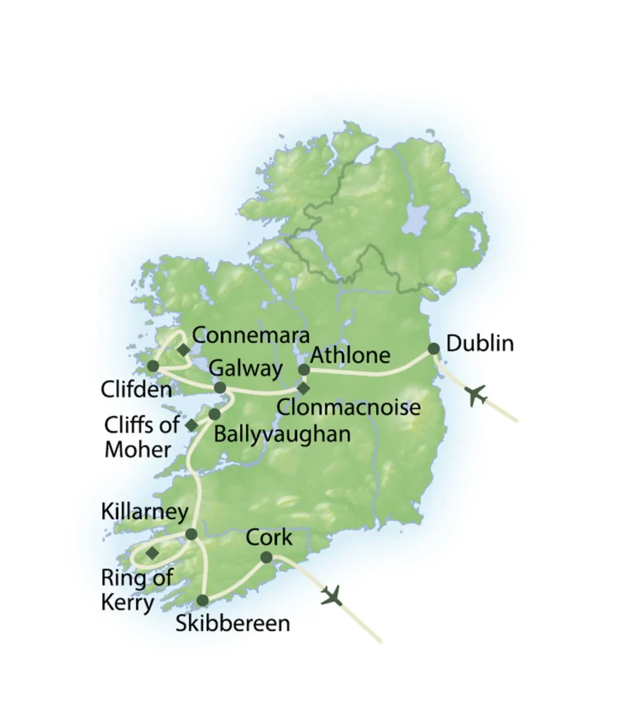 Von Dublin nach Cork - Das Beste vom Westen