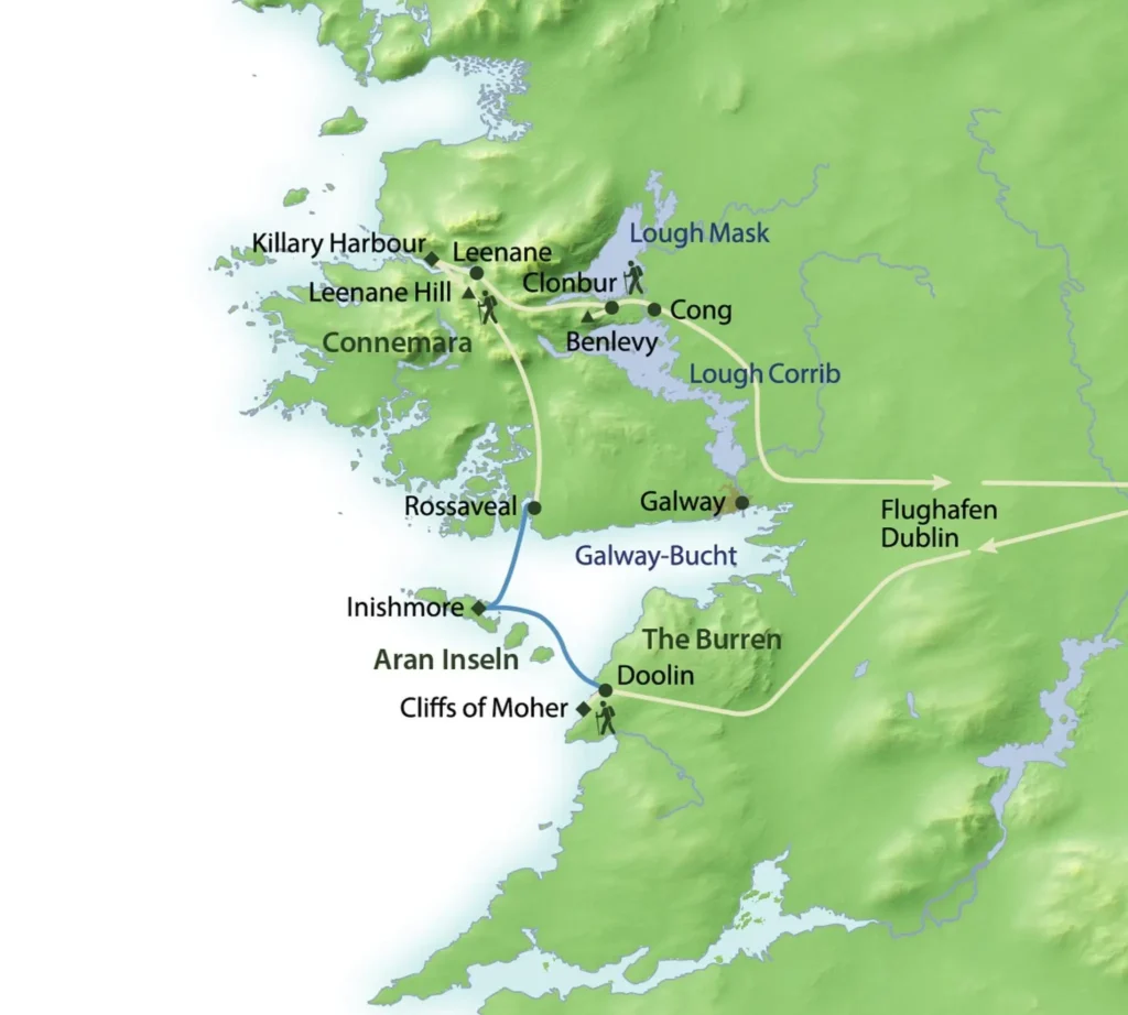 Wandern Burren & Connemara